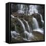 Waterfall, Fuglafjordur, Denmark-Martin Zwick-Framed Stretched Canvas