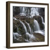 Waterfall, Fuglafjordur, Denmark-Martin Zwick-Framed Photographic Print