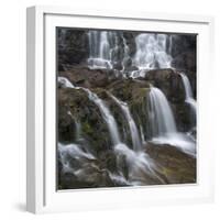 Waterfall, Fuglafjordur, Denmark-Martin Zwick-Framed Photographic Print