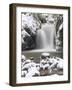 Waterfall Geroldsau in Winter, Near Baden Baden, Black Forest, Baden Wurttemberg, Germany, Europe-Marcus Lange-Framed Photographic Print