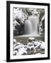 Waterfall Geroldsau in Winter, Near Baden Baden, Black Forest, Baden Wurttemberg, Germany, Europe-Marcus Lange-Framed Photographic Print