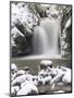 Waterfall Geroldsau in Winter, Near Baden Baden, Black Forest, Baden Wurttemberg, Germany, Europe-Marcus Lange-Mounted Photographic Print