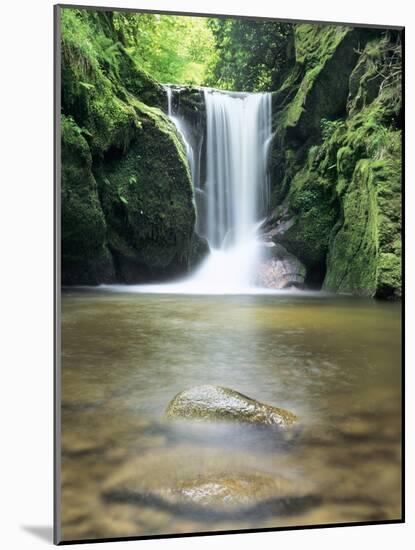 Waterfall Geroldsau, Near Baden Baden, Black Forest, Baden Wurttemberg, Germany, Europe-Marcus Lange-Mounted Photographic Print