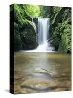 Waterfall Geroldsau, Near Baden Baden, Black Forest, Baden Wurttemberg, Germany, Europe-Marcus Lange-Stretched Canvas