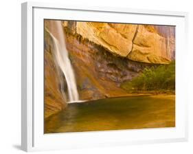 Waterfall, Grand Staircase Escalante National Monument, Utah, USA-Jay O'brien-Framed Photographic Print