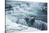 Waterfall Gullfoss In Winter. Arnessysla. Iceland-Oscar Dominguez-Stretched Canvas