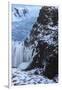 Waterfall Gullfoss In Winter. Arnessysla. Iceland-Oscar Dominguez-Framed Photographic Print