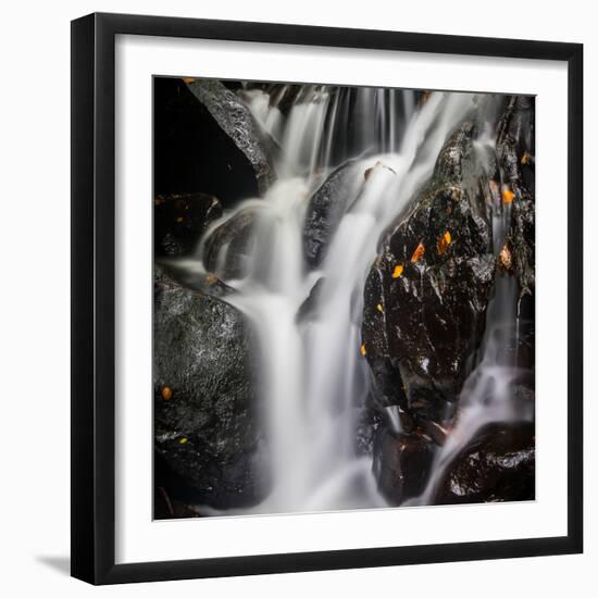Waterfall, Hardcastle Crags, Calderdale, Yorkshire, England, United Kingdom, Europe-Bill Ward-Framed Photographic Print