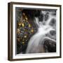 Waterfall, Hardcastle Crags, Calderdale, Yorkshire, England, United Kingdom, Europe-Bill Ward-Framed Photographic Print