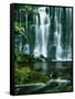 Waterfall Hebden Gill N Yorshire England-null-Framed Stretched Canvas