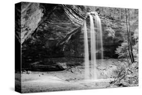 Waterfall, Hocking Hills State Park, Ohio-null-Stretched Canvas