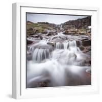 Waterfall, Hudson Bay, Nunavut, Canada-Paul Souders-Framed Photographic Print