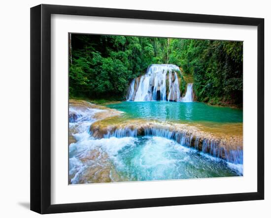 Waterfall II-Howard Ruby-Framed Premium Photographic Print