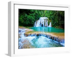 Waterfall II-Howard Ruby-Framed Premium Photographic Print