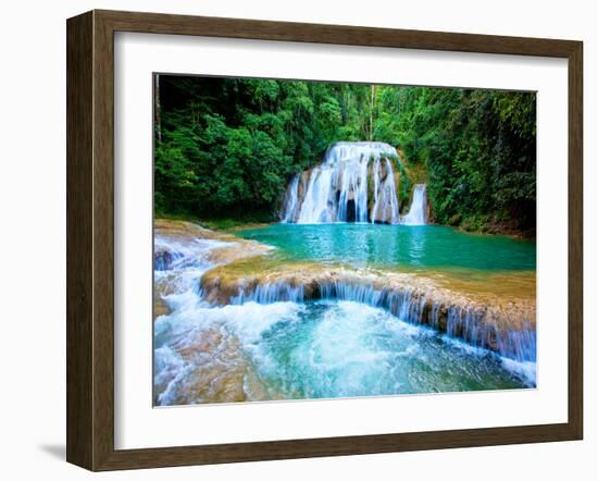 Waterfall II-Howard Ruby-Framed Photographic Print