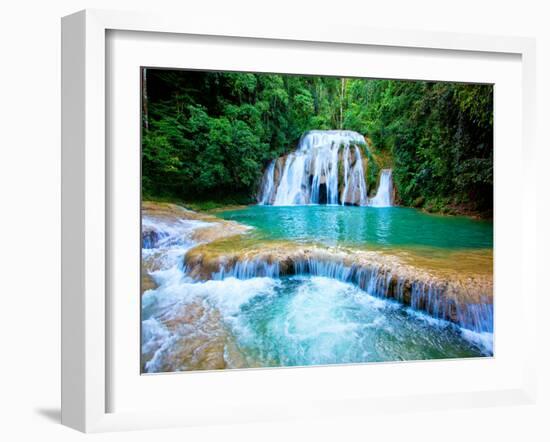 Waterfall II-Howard Ruby-Framed Photographic Print