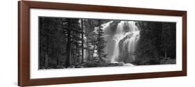 Waterfall in a Forest, Banff, Alberta, Canada-null-Framed Photographic Print