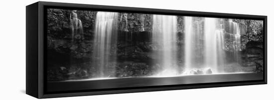 Waterfall in a Forest, Llanos De Cortez Waterfall, Guanacaste Province, Costa Rica-null-Framed Stretched Canvas