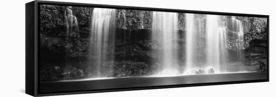 Waterfall in a Forest, Llanos De Cortez Waterfall, Guanacaste Province, Costa Rica-null-Framed Stretched Canvas