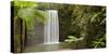 Waterfall in a Forest, Millaa Millaa Falls, Atherton Tableland, Queensland, Australia-null-Stretched Canvas