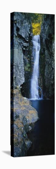 Waterfall in a Forest, Moultonborough, Carroll County, New Hampshire, USA-null-Stretched Canvas