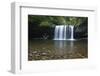 Waterfall in a forest, Samuel H. Boardman State Scenic Corridor, Pacific Northwest, Oregon, USA-Panoramic Images-Framed Photographic Print