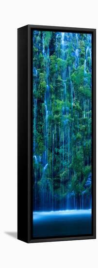 Waterfall in a Forest-null-Framed Stretched Canvas