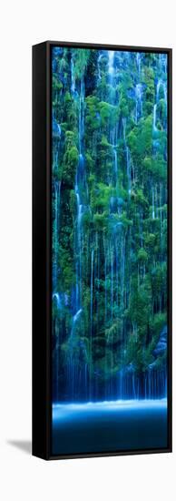 Waterfall in a Forest-null-Framed Stretched Canvas