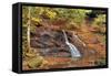 Waterfall In Autumn-5fishcreative-Framed Stretched Canvas