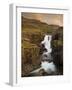 Waterfall in Berufjordur Fjord, Iceland-Don Grall-Framed Photographic Print