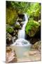 Waterfall in Deep Forest,-chatchai-Mounted Photographic Print