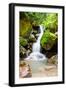 Waterfall in Deep Forest,-chatchai-Framed Photographic Print