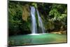 Waterfall in Deep Green Forest-Vitaliy Pakhnyushchyy-Mounted Photographic Print