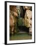 Waterfall in Elves Chasm, Colorado River, Grand Canyon NP, Arizona-Greg Probst-Framed Premium Photographic Print
