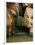 Waterfall in Elves Chasm, Colorado River, Grand Canyon NP, Arizona-Greg Probst-Framed Photographic Print