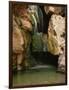 Waterfall in Elves Chasm, Colorado River, Grand Canyon NP, Arizona-Greg Probst-Framed Photographic Print