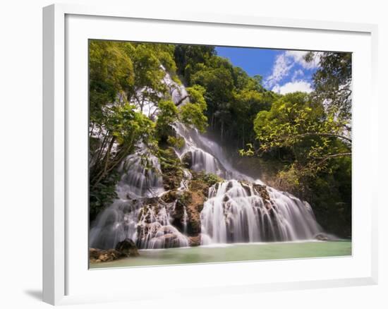 Waterfall in forest-Fadil-Framed Photographic Print