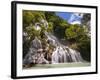 Waterfall in forest-Fadil-Framed Photographic Print