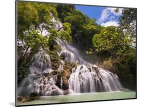 Waterfall in forest-Fadil-Mounted Photographic Print