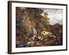 Waterfall in Glen Shira near Inverraray, 1822 (Oil on Canvas)-Patrick Nasmyth-Framed Giclee Print