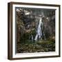 Waterfall in Golling, Salzburg, Austria-Dieter Meyrl-Framed Photographic Print