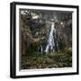 Waterfall in Golling, Salzburg, Austria-Dieter Meyrl-Framed Photographic Print