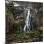 Waterfall in Golling, Salzburg, Austria-Dieter Meyrl-Mounted Photographic Print