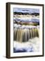 Waterfall in Hull Pot Beck-Mark Sunderland-Framed Photographic Print