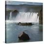 Waterfall in Iceland-CM Dixon-Stretched Canvas