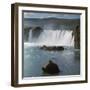 Waterfall in Iceland-CM Dixon-Framed Photographic Print