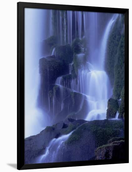 Waterfall in Iguazu National Park-Tibor Bogn?r-Framed Photographic Print