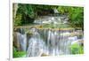 Waterfall in Kanchanaburi Province, Thailand-Pongphan Ruengchai-Framed Photographic Print