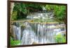 Waterfall in Kanchanaburi Province, Thailand-Pongphan Ruengchai-Framed Photographic Print