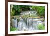 Waterfall in Kanchanaburi Province, Thailand-Pongphan Ruengchai-Framed Photographic Print